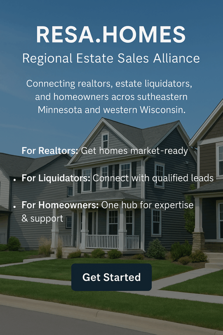 Welcome to RESA.HOMES: Your Regional Estate Sales Alliance