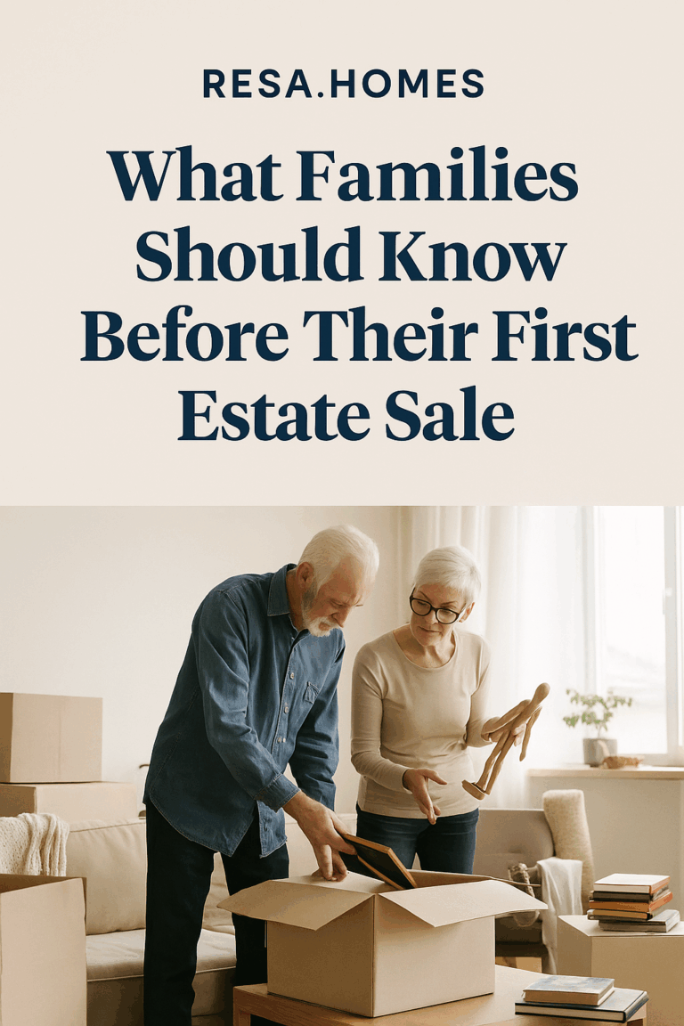 What Families Should Know Before Their First Estate Sale